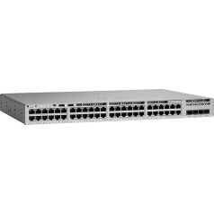 Cisco Catalyst 9200L - Network Essentials - коммутатор - L3-48 x 101001000 (PoE+) + 4 x Gigabit SFP (uplink) - монтируется в стойку - PoE+ (1440 Вт)
