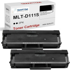 SMARTOMI 1PK MLT-D111S Совместимый черный тонер-картридж Samsung MLTD111S для принтеров Samsung Xpress SL- M2026 M2020 M2070 M2022 M2071 Series, упаковка из 2 штук