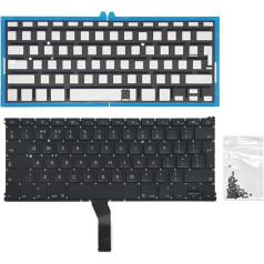 ICTION QWERTY клавиатура с подсветкой с винтами замена для MacBook Air 13 дюймов A1369 A1466 клавиатура 2011 2012 2013 2014 2015 2016 2017 год