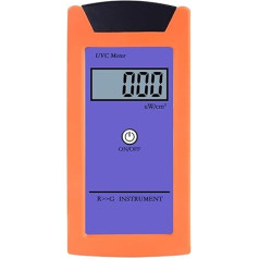 UV-Index-Messgerät Tragbares -Lichtmessrät, UV-Indexmessrät for Reptilien, 220-280 NM, hochpräzises UV-Bestrahlungsstärkemessrät