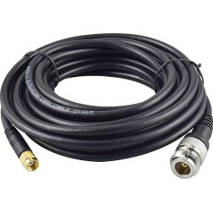 YILIANDUO LoRa антенный кабель формованный N женский к RP-SMA мужской с низкой потерей RG58 кабель 5 м для LoraWan шлюз антенна RAK Nebra Bobcat HNT гелий Hotspot шахтер