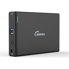 Sonnics 1TB Desktop External Hard Drive USB 3.0 High Speed for Xbox One, PS4, Windows PC & Mac Black