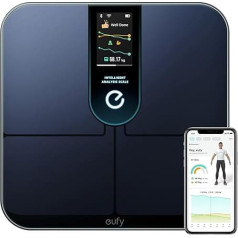 eufy by Anker WLAN Fitness Tracking Smart Scale P3, интеллектуальные весы с анализом, виртуальная 3D-модель тела, цифровые весы для тела с 16 показаниями, пульс, инд