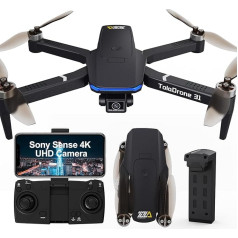 Toladrone GPS дрон для взрослых дрон с 4K камеры 5G FPV передачи бесщеточный двигатель Авто возвращение дроны для начинающих TD31GPS