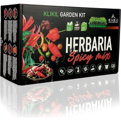 Набор для выращивания чили Carolina Reaper - Набор для выращивания пряного микса - Экологические подарки - Крытый сад - Женский набор для сада - Мини