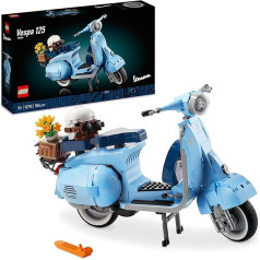 LEGO 10298 Vespa 125 Набор для сборки модели, винтажный скутер из Италии Набор для сборки и демонстрации для взрослых