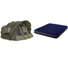 Lucx Leopard Bivvy Fishing Tent People Carp Tent 2 - 3 Man Fishing Tent Carp Dome Fishing Tent 10,000 мм, Olive Green, 1-3 Tent