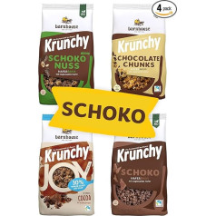 Органические хрустящие мюсли Barnhouse Krunchy Chocolate из Баварии