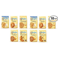 Mulino Bianco Girotondi Macine Galletti Spicchi di Sole Tarallucci Biscuits Test Pack 10 x 350 g