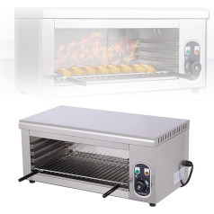 Гриль для ресторанов, закусочных, семей, 2000 W Elektrischer Käseschmelzgrill Aus Edelstahl Mit 50-300 ℃ Temperaturregelung, Multifunktionsofen Für Restaurants, Snackbars, Familienfeiern