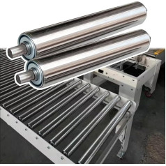 Edelstahl-Förderbandrollen, 38 mm Durchmesser, 7 Stück, Ersatzrollen für Zaunmäher, DIY-Projekte, 38 mm Durchmesser, Rolle für Förderband