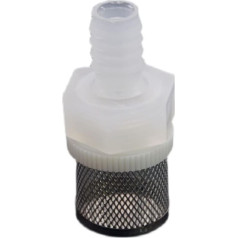 WyANDWA Siebaustausch 1 Stück 10~25 mm Schlauchfiltersieb, 1/2 Zoll Edelstahl-Netzfilter, Aquarium-Wasserpumpe, Gartenbewässerungsfilter(16mm)