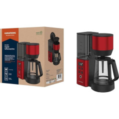 GRUNDIG KM8440 Фильтр-кофеварка цифровой красный 1000 Вт 1,25 л