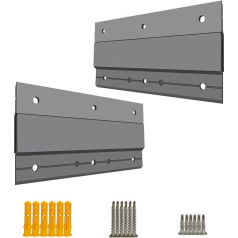 6 дюймов 2 пары вешалок для фоторамок, французские шпильки, скрытые кронштейны, скрытые кронштейны, настенные полки для подвешивания фотогр