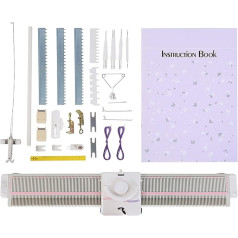 LK150 вязальная машина, бытовые вязальные машины пластиковые для взрослых электрическая машина с аксессуарами LK150 6,5 мм средней толщины 150 ст