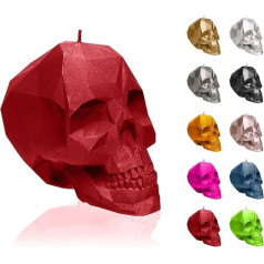 Candellana Skull Kerze - Totenkopf Kerze - Skull Deko - Totenkopf Deko - Halloween Deko - Gothic Deko - Grunge Deko Kerze - Heavy Metal Deko - Grunge Room Decor