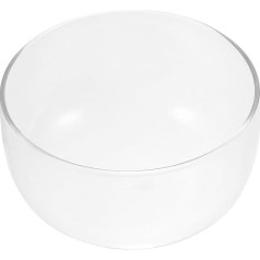 Cabilock Clear Container Clear Glass Bowls Snack Container Serving Bowls Salad Bowl Round Glass Heat Proof Fruit Bowl Storage Bowl Ice Bowl Small Bowl Decorating High Borosilicate