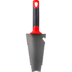 Radius Garden 17011 Root Slayer Carbon Steel Hand Shovel and Holster Red