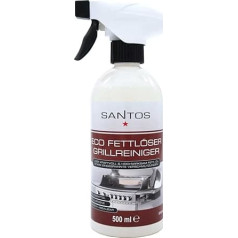 SANTOS Eco Grease Remover & Grill Cleaner 500 мл - Растворяет жир, масло и сильно пригоревшую грязь - Для многих поверхностей - Эффективно, безопасно и экологичн
