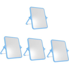 STOBOK 4 Stück Tischständer-whiteboard Trocken Abwischbarer Schreibblock Trocken Abwischbare Schreibtafel Zum Malen Whiteboard Mit Ständer Dreischicht-lackplatte Sky-blue