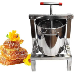 Ручная машина для прессования меда, бытовая маленькая машина для прессования меда из нержавеющей стали, оборудование для пчеловодства с ф