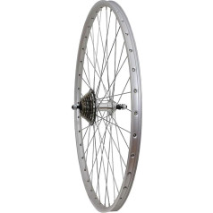 Bärwinkel 'H-Wheel 28 Inch CUT19, 19-622 Silver с 7 Speed MF-TZ500 Cog Ring with Nuts