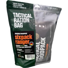 Tactical Fooodpack - Ranger | 6 x Freeze-Dried Premium Meals - мгновенная еда на открытом воздухе для кемпинга, похода и офиса | Натуральные ингредиенты, длительный ср
