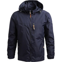 SRZYMJ Мужская легкая куртка-бомбер Мужская спортивная куртка-карго Мужская куртка-бомбер Мужская куртка-дождевик Длинные