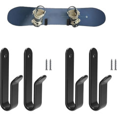 Настенное крепление для сноуборда Горизонтальная стойка для скейтборда Настенное крепление для серфборда Стойка для хранения сноуборда 