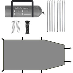 Палатка для грузовиков - автомобильная палатка с навесом | автомобильная палатка с колышками и веревками, водонепроницаемый тент от солнца
