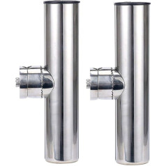 FireAngels 2 x Нержавеющая Сталь Рыболовная Удочка Держатель для Лодки Яхты Регулируемый 22 мм до 26 мм Рельс Кронштейн