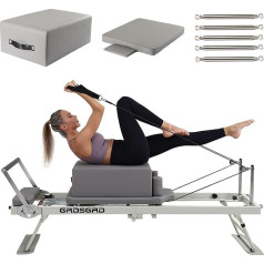 GRDSGRD Pilates Reformer Machine, складной тренажер для пилатеса, тренажер для пилатеса для дома и спортзала, тренажеры для пилатеса