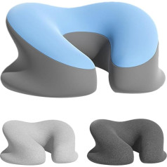 Подушка для шеи, подголовник для путешествий, портативная, легкая, поролоновая подушка для шеи, удобная подушка для поддержки шеи для сна, п