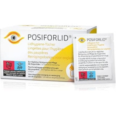 POSIFORLID® 50 x Салфетки для век Предварительно увлажненные стерильные салфетки для очистки век