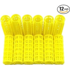 Пластиковые бигуди DIY Roller Heatless Hair Clips Styling Hairdresser для длинных волос (упаковка из 12 штук)