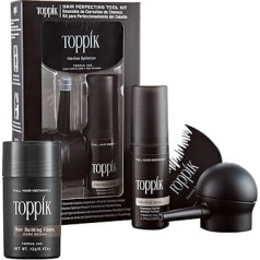 Toppik Стартовый набор с загустителем для волос 12 г - Рассеянные волосы Заливка для волос Волокна светло-коричневые