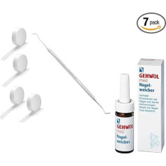 Съемник края Kosmetex, упаковка x 4, жидкость Gehwol, крем для ногтевого ложа Süda, бинты для пальцев ног x 2, выберите свой набор