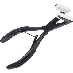 Haarverlängerungszange mit Rutschfestem Griff, Federmechanismus Zur Kontrolle der Anwendungskraft - Haarverlängerungs-Klebeband-Versiegelungszange, Edelstahl,