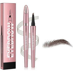 Карандаш для бровей водостойкий 4 вилки 3D Microblading Magic Eyebrow Pencil 2024 Легко нанести макияж бровей для естественного и красивого результата (Brilliant 