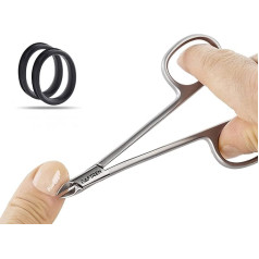 AFTREN Профессиональные ножницы для кутикулы Cutter Cuticle Nipper Изогнутые ножницы сверхтонкие ножницы из нержавеющей стали