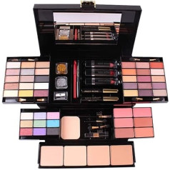 Палитра теней 39 цветов Vanity Case с макияжем - красочная палитра теней для век Набор макияжа для женщин Матовая палитра теней для век для профес