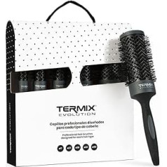 Набор Termix Evolution Plus - расческа для густых волос с ионизированной щетиной для густых и трудноуправляемых волос - включает 5 диаметров Ø 17, 23, 28, 3