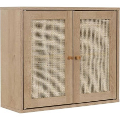 Home Deco Factory , HD0226 Bali Natural Crush Collection Настенный шкаф, мебель, шкаф, мебель для ванной комнаты, 60 x 50 x 20 см, коричневый