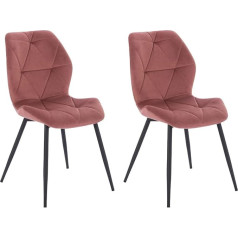 Svita Джейми Комплект из 2 стульев для столовой, мягкие стулья, стулья для гостиной, кухонные стулья со спинкой