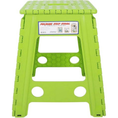 Ymiko Пластиковый табурет портативный складной ступенчатый табурет для походов в помещении (зеленый)