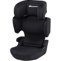 Bebeconfort Road Safe i-Size Booster Seat, детское кресло i-Size, установка с ремнем безопасности, от 3,5 лет до 12 лет, 15-36 кг, 100-150 см, полностью черный