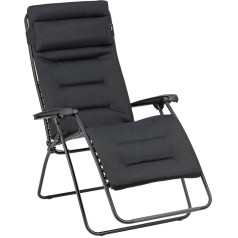 Lafuma Mobilier - Zero Gravity RSX Clip XL Padded Recliner Chair - Складное палубное кресло для сада и помещений - Прочная ткань AirComfort® - Многопозиционное кресло XL, комфо