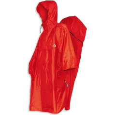 Tatonka Cape Rain Poncho, водонепроницаемый дождевик с интегрированной крышкой от дождя для рюкзака и капюшоном со шнурком, в комплекте сумка, размер