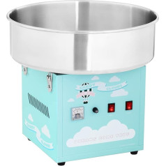 Royal Catering RCZK-1200-BG Профессиональный аппарат для приготовления сахарной ваты (1200 Вт, диаметр 52 см, 1 шт. / 30-60 с, раздельное управление термостато