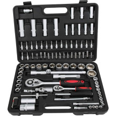 Wakects 94 Piece Socket Set with Ratchet 1/2